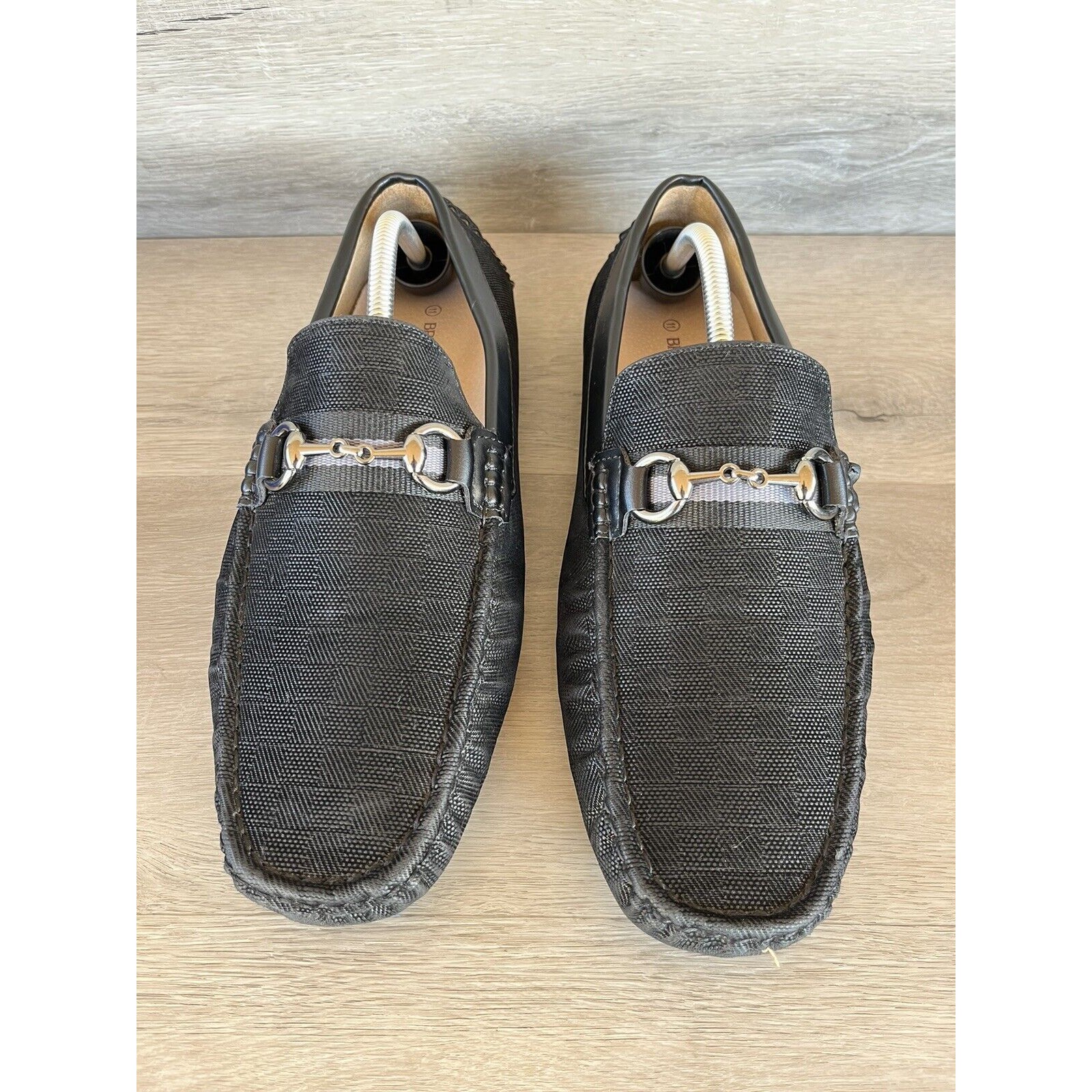 Black Casual Shoes Brand Bruno Marc Santoni03 Usa Size 11